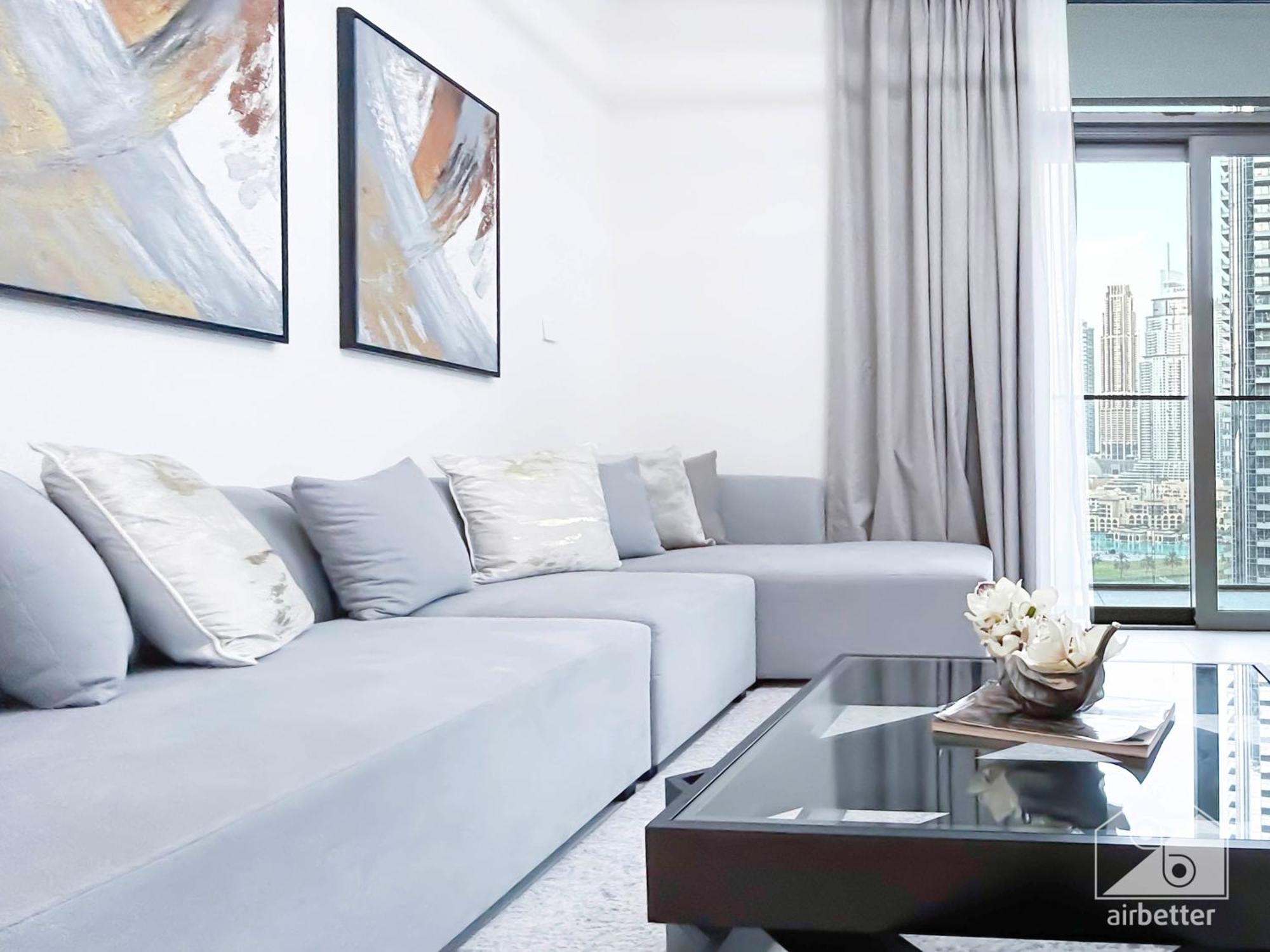 Luxury Burj Crown Downtown Balcony & View Apartment