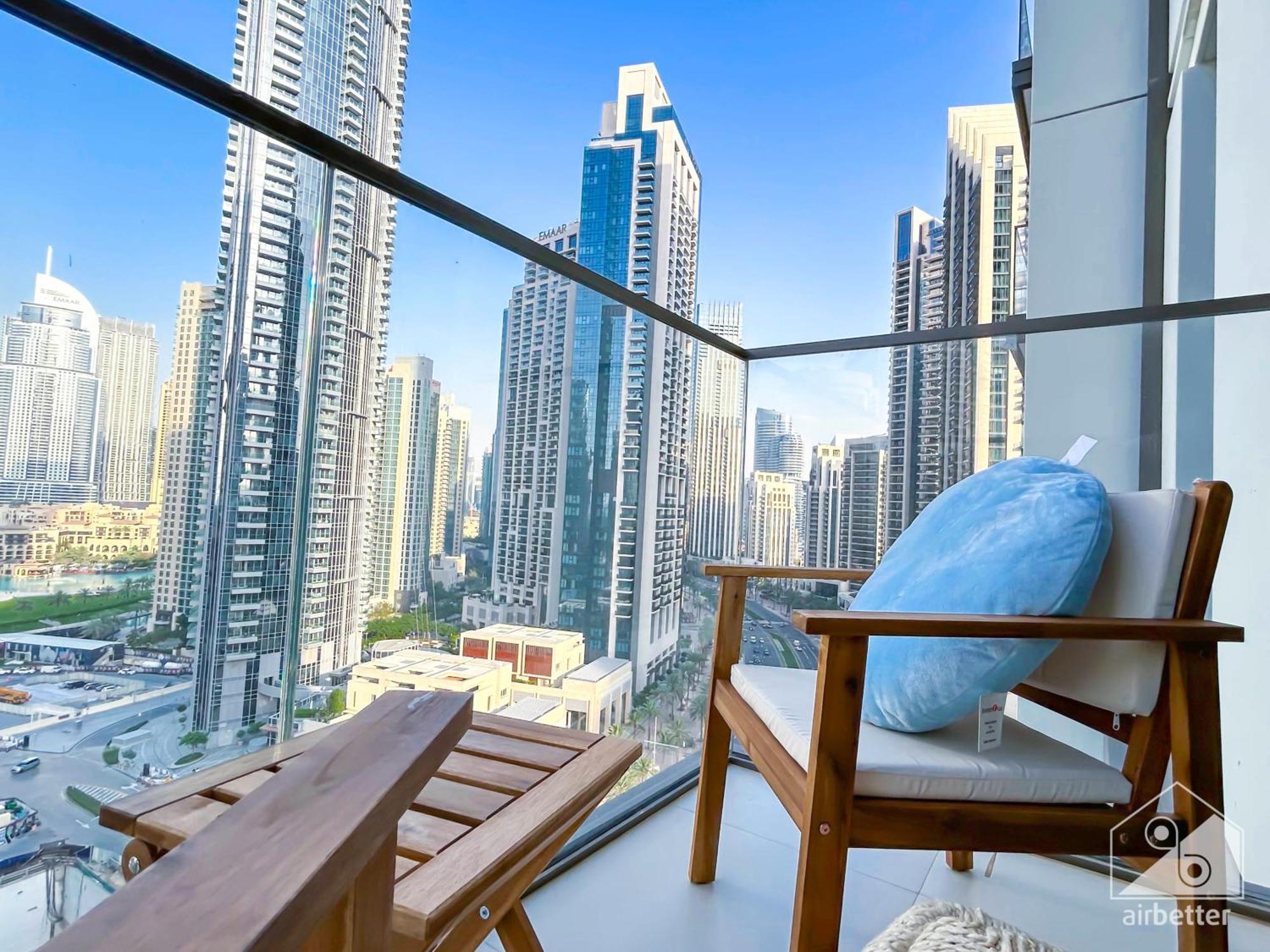 Luxury Burj Crown Downtown Balcony & View Apartment *